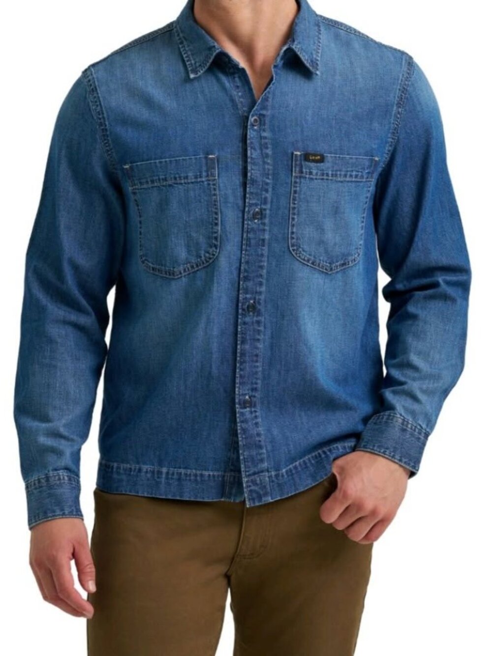 Lee Over shirts, denim button up. Brand new
